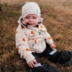 Barn Geggamoja Tunna Mössor|Bambukläder<Mössa Bambu Beige Klöver