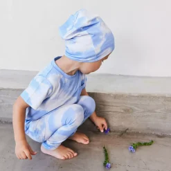 Barn Geggamoja Tunna Mössor|Bambukläder<Mössa Bambu Blue Sky