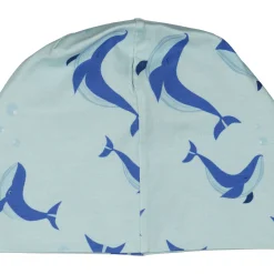 Barn Geggamoja Tunna Mössor|Bambukläder<Mössa Bambu Blue whale