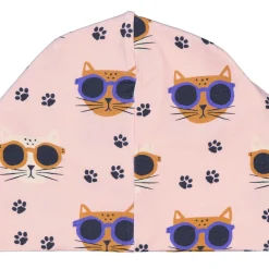 Barn Geggamoja Tunna Mössor|Bambukläder<Mössa Bambu Cool Cats Rosa
