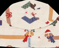 Barn Geggamoja Vintermössor|Bambukläder<Mössa Bambu fleecefodrad Jultaxar