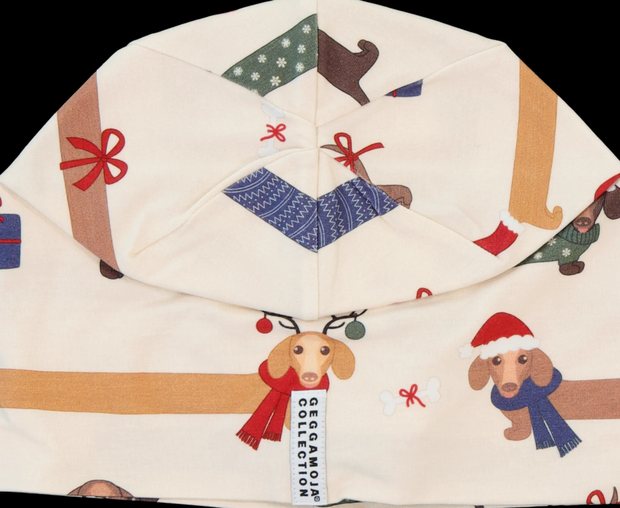 Barn Geggamoja Tunna Mössor|Bambukläder<Mössa Bambu Jultaxar