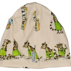 Barn Geggamoja Vintermössor<Mössa fleecefodrad Pettson och Findus Beige