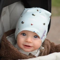 Barn Geggamoja Tunna Mössor<Mössa Humlan Djojj Mint