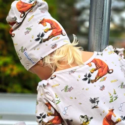 Barn Geggamoja Tunna Mössor<Mössa Mamma Mu och Kråkan Beige