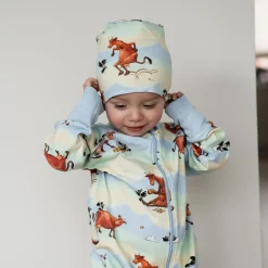 Barn Geggamoja Tunna Mössor<Mössa Mamma Mu Och Kråkan Pastell