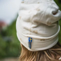 Barn Geggamoja Tunna Mössor|Ull Och Underställ<Mössa Merinoull Hjärtan