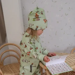 Barn Geggamoja Tunna Mössor<Mössa Pettson och Findus Grön