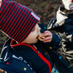Barn Geggamoja Tunna Mössor|Skal Och Regnkläder<Mössa Pippi Långstrump Röd