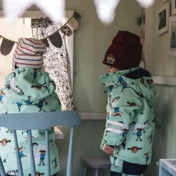 Barn Geggamoja Tunna Mössor|Skal Och Regnkläder<Mössa Pippi Långstrump Röd