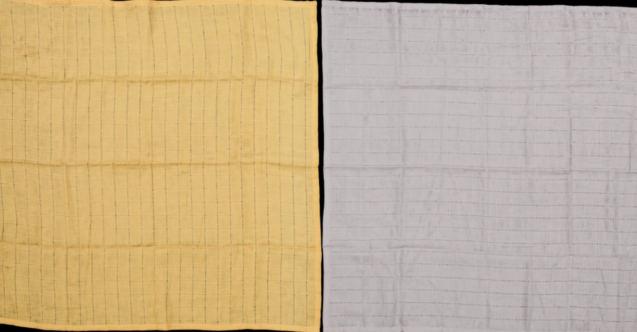 Barn Geggamoja Babyfiltar Och Snuttefiltar|Nyfödd<Muslinfilt 2-Pack Senapsgul/Grå