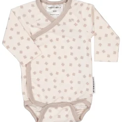 Barn Geggamoja Bambukläder|Nyfödd<Omlottbody Bambu Beige Klöver