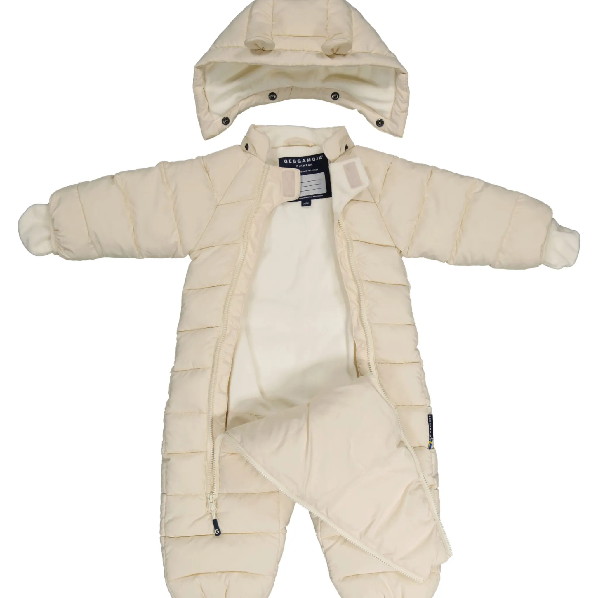 Barn Geggamoja Overaller|Nyfödd<Overall Baby Beige
