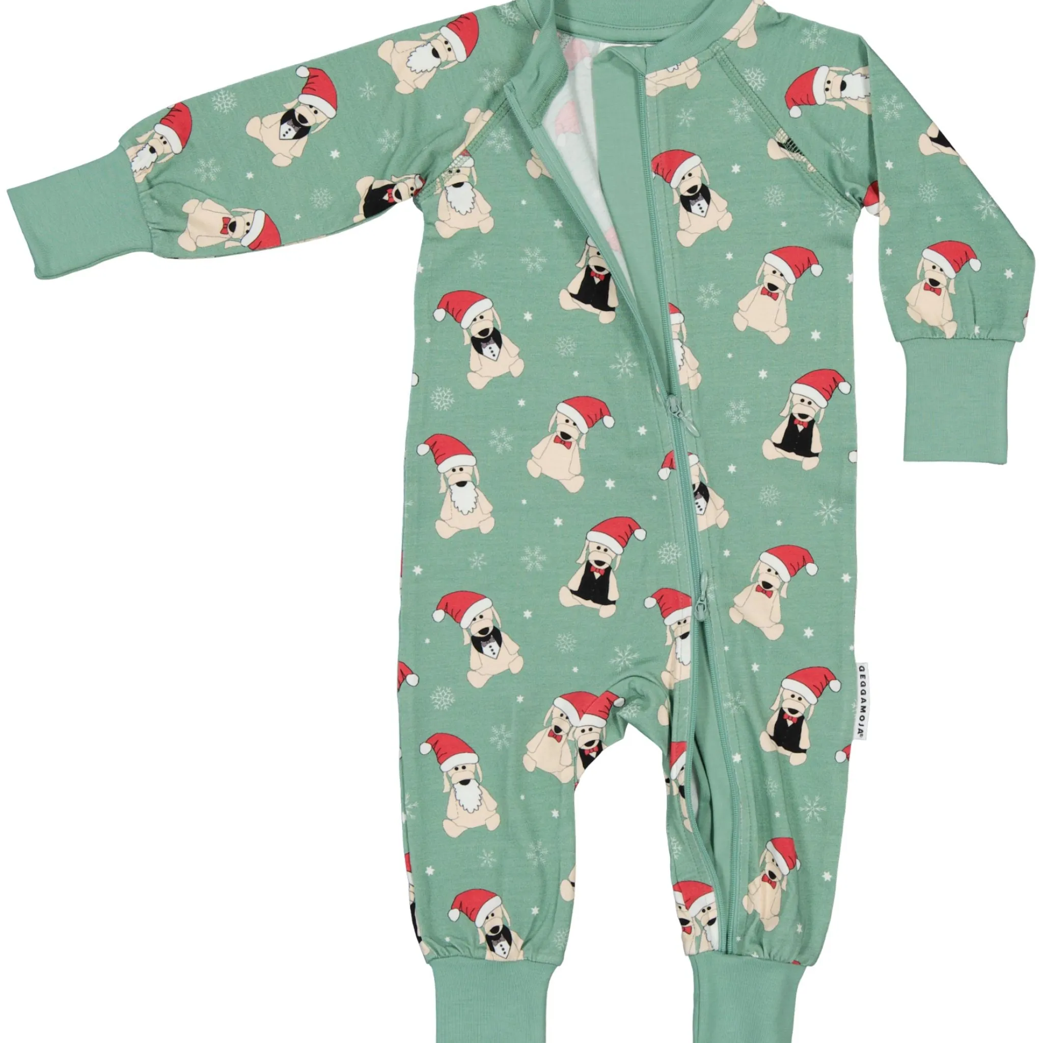 Barn Geggamoja Pyjamas Heldräkt|Bambukläder<Pyjamas Bambu Doddi Jul