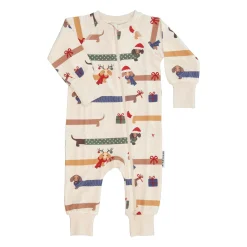 Barn Geggamoja Pyjamas Heldräkt|Bambukläder<Pyjamas Bambu Jultaxar