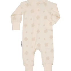 Barn Geggamoja Pyjamas Heldräkt|Bambukläder<Pyjamas Bambu Klöver Beige