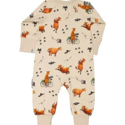 Barn Geggamoja Pyjamas Heldräkt<Pyjamas Mamma Mu och Kråkan Beige