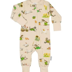 Barn Geggamoja Pyjamas Heldräkt<Pyjamas Pettson och Findus Beige