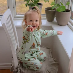 Barn Geggamoja Pyjamas Heldräkt<Pyjamas Pettson och Findus Grön