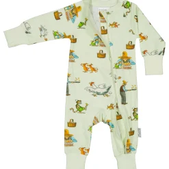 Barn Geggamoja Pyjamas Heldräkt<Pyjamas Pettson och Findus Grön
