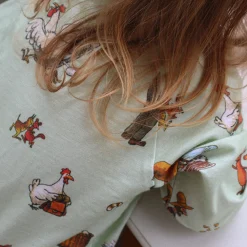 Barn Geggamoja Pyjamas Heldräkt<Pyjamas Pettson och Findus Grön