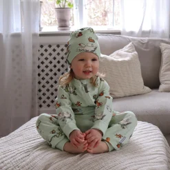 Barn Geggamoja Pyjamas Heldräkt<Pyjamas Pettson och Findus Grön