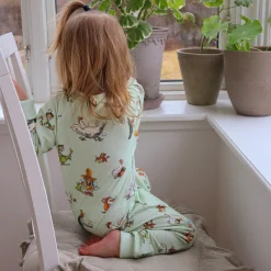 Barn Geggamoja Pyjamas Heldräkt<Pyjamas Pettson och Findus Grön