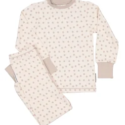 Barn Geggamoja Pyjamas Tvådelad|Bambukläder<Pyjamas tvådelad Bambu Beige Klöver