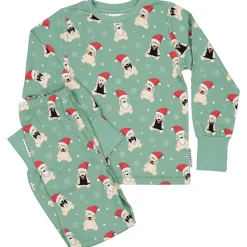 Barn Geggamoja Pyjamas Tvådelad|Bambukläder<Pyjamas tvådelad Bambu Doddi Jul