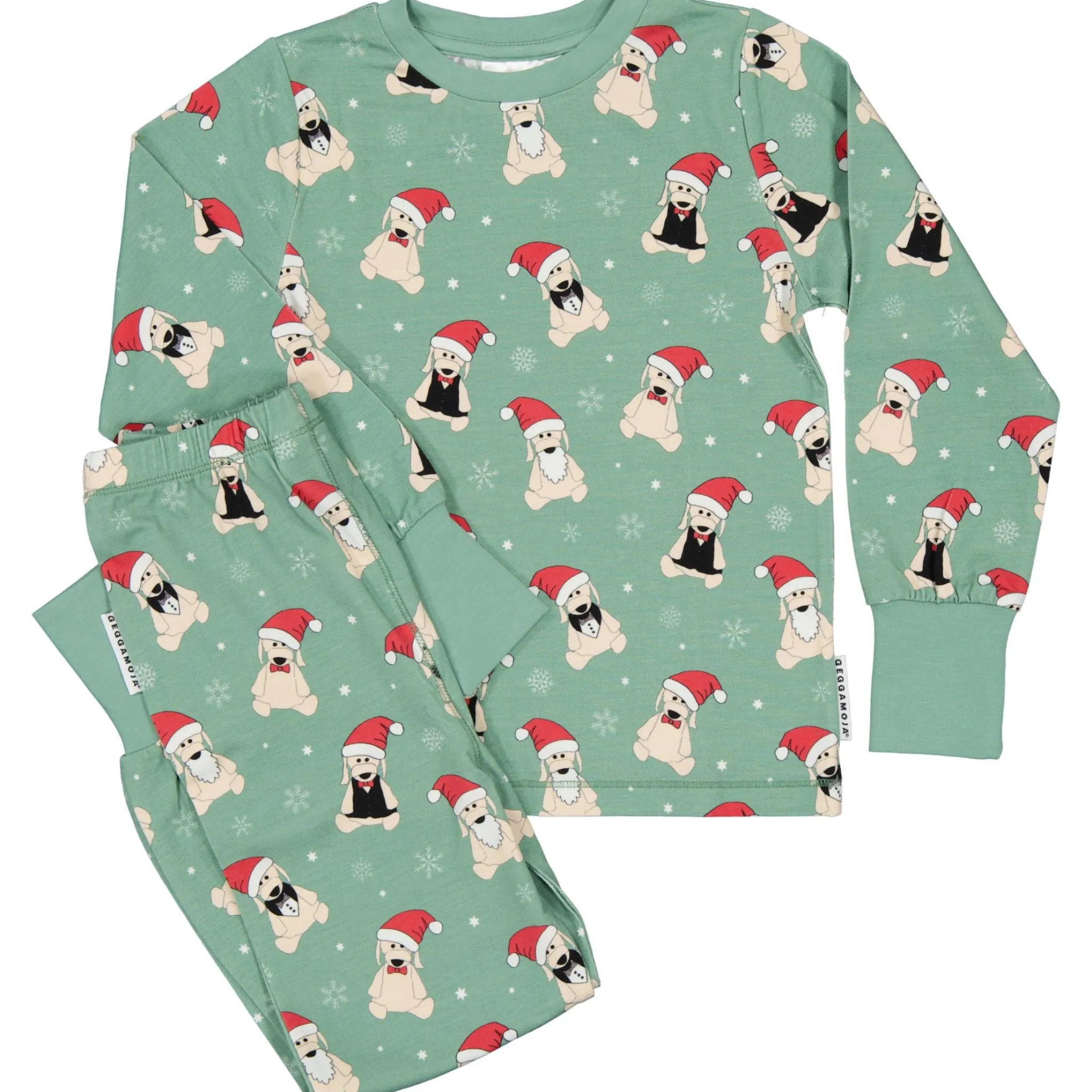 Barn Geggamoja Pyjamas Tvådelad|Bambukläder<Pyjamas tvådelad Bambu Doddi Jul