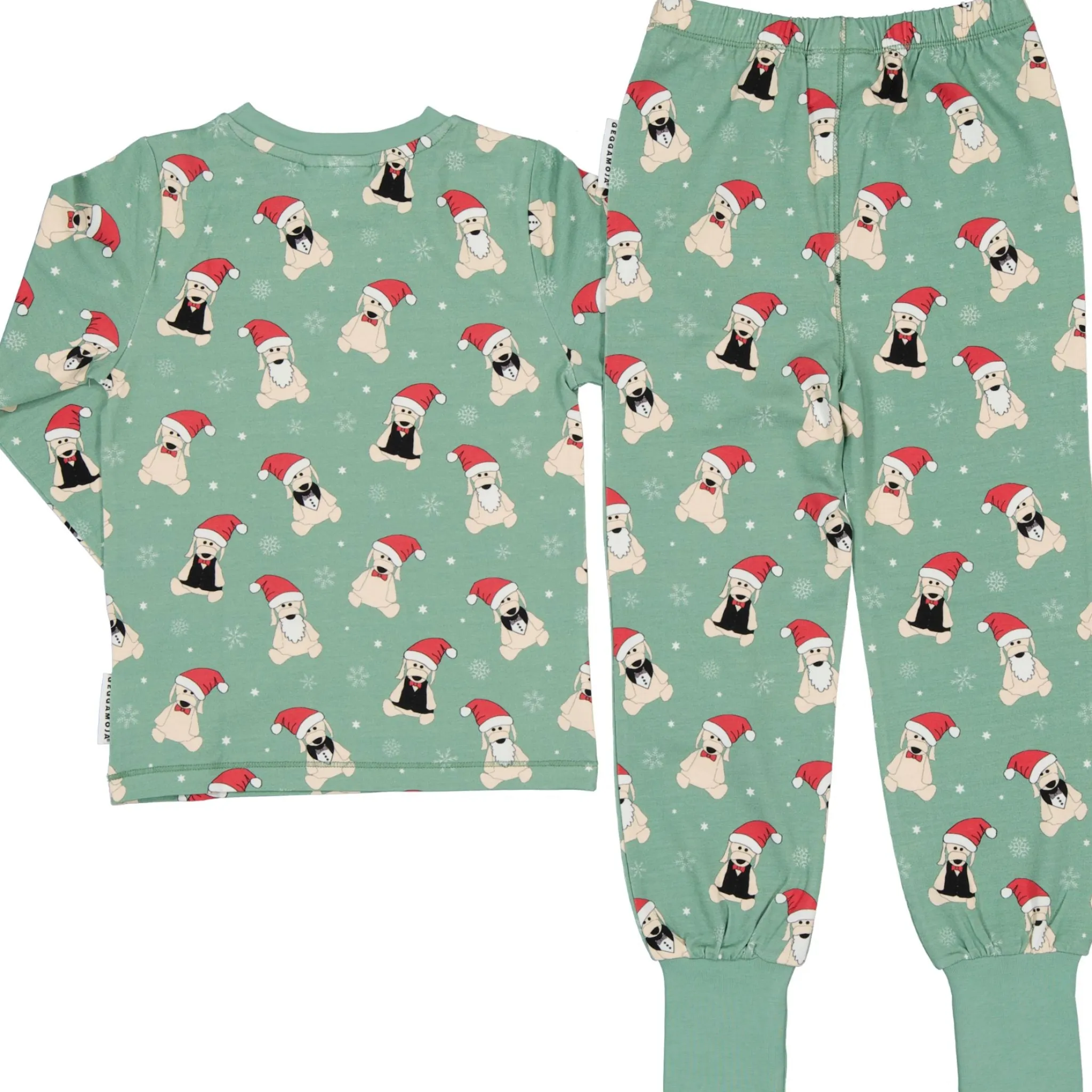 Barn Geggamoja Pyjamas Tvådelad|Bambukläder<Pyjamas tvådelad Bambu Doddi Jul