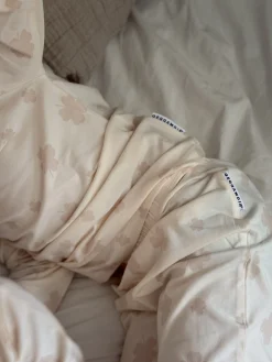 Barn Geggamoja Pyjamas Tvådelad|Bambukläder<Pyjamas tvådelad Bambu Klöver Beige