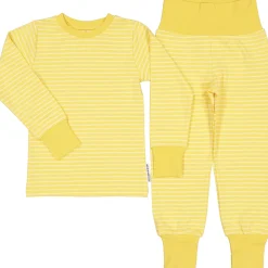 Barn Geggamoja Pyjamas Tvådelad<Pyjamas tvådelad Gul