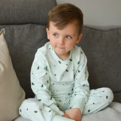Barn Geggamoja Pyjamas Tvådelad<Pyjamas tvådelad Humlan Djojj Mint