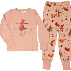 Barn Geggamoja Pyjamas Tvådelad<Pyjamas tvådelad Mamma Mu och Kråkan Rosa