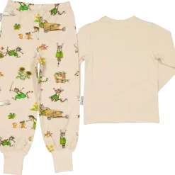 Barn Geggamoja Pyjamas Tvådelad<Pyjamas tvådelad Pettson och Findus Beige