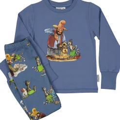 Barn Geggamoja Pyjamas Tvådelad<Pyjamas tvådelad Pettson och Findus Blå