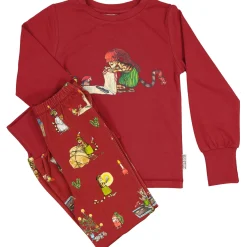 Barn Geggamoja Pyjamas Tvådelad<Pyjamas tvådelad Pettson och Findus Röd - Julpyjamas
