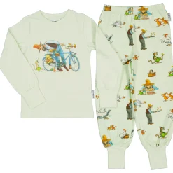 Barn Geggamoja Pyjamas Tvådelad<Pyjamas tvådelad Pettson och Findus Grön