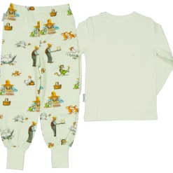 Barn Geggamoja Pyjamas Tvådelad<Pyjamas tvådelad Pettson och Findus Grön