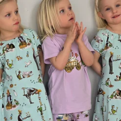 Barn Geggamoja Shorts|T-Shirts<Pyjamas-set Pettson och Findus Lila