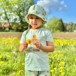Barn Geggamoja Pyjamas Heldräkt<Pyjamas-set Pettson och Findus Grön