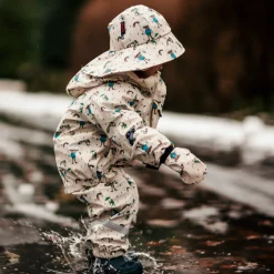 Barn Geggamoja Solhattar Och Kepsar|Skal Och Regnkläder<Regnhatt/Sydväst Pippi Långstrump Beige