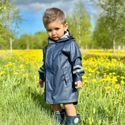 Barn Geggamoja Jackor|Skal Och Regnkläder<Regnjacka Navy