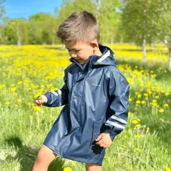 Barn Geggamoja Jackor|Skal Och Regnkläder<Regnjacka Navy