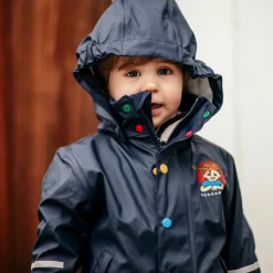 Barn Geggamoja Jackor|Skal Och Regnkläder<Regnjacka Pippi Långstrump Marinblå