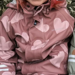 Barn Geggamoja Skal Och Regnkläder|Fleecekläder<Regnkläder Fleecefodrat Hjärtan