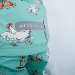 Barn Geggamoja Skal Och Regnkläder<Regnkläder Fleeecefodrat Pettson och Findus Mint