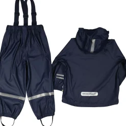 Barn Geggamoja Skal Och Regnkläder<Regnset ofodrat Navy