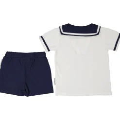 Barn Geggamoja Shorts|T-Shirts<Seglarset Vit